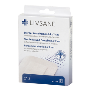 LIVSANE steril sebpárna 6cm x 7cm 10 db kép