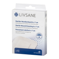 LIVSANE steril sebpárna 6cm x 7cm 10 db - Kép