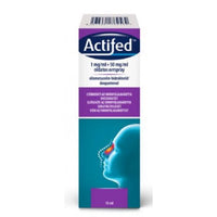 Actifed 1 mg/ml + 50 mg/ml oldatos orrspray 10ml - Kép
