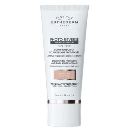 Institute Esthederm Photo Reverse színezett fényvédő hiperpigmentált bőrre világosbézs 50ml - Kép