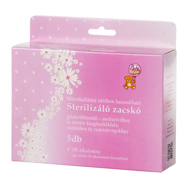 Baby Bruin sterilizáló zacskó 5 db - Kép