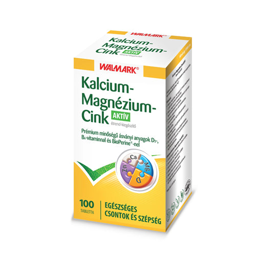 Walmark BIOPERINE Kalcium + Mg + Cink Aktív tabletta 100 db - Kép 1