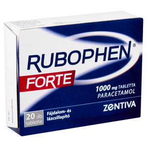 Rubophen forte 1000 mg tabletta 20 db kép