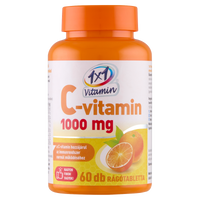 VitaPlus 1x1 Vitaday C-vitamin 1000 mg rágótabletta narancs ízű 60 db - Kép