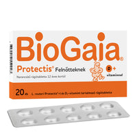 BioGaia Protectis Felnőtteknek + D-vitamin rágótabletta 20 db - Kép