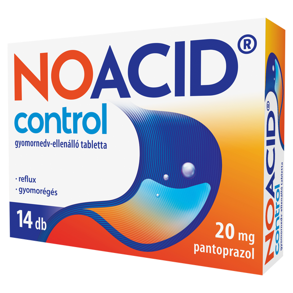 Noacid Control 20 mg gyomornedv ellenálló tabletta 14 db - Kép 4
