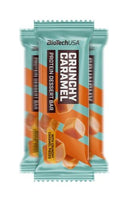 BioTechUSA Protein Dessert Bar Crunchy Caramel fehérjeszelet 50g - Kép
