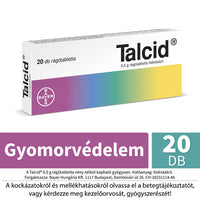 Talcid rágótabletta gyomorsav semlegesítésre 20 db - Kép