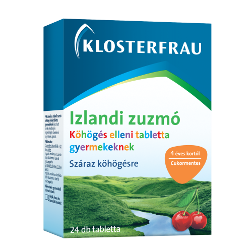 Klosterfrau Izlandi zuzmó tabletta köhögés ellen gyermekeknek 24 db - Kép 2