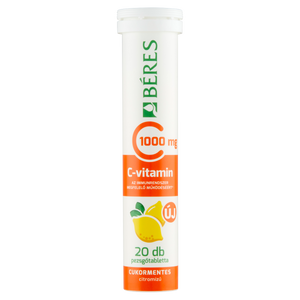 Béres C-vitamin 1000 mg cukormentes pezsgőtabletta citrom 20 db kép