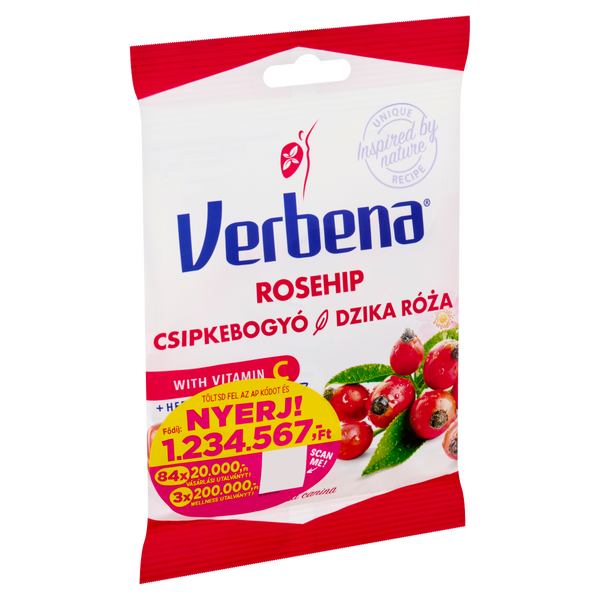 Verbena Csipkebogyó cukorka 60g - Kép 1