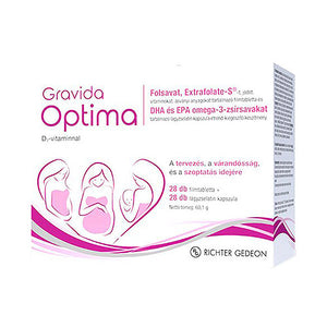 Gravida Optima filmtabletta+kapszula 2x28 db kép