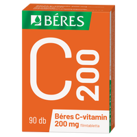 Béres C-vitamin 200 mg filmtabletta 90 db - Kép