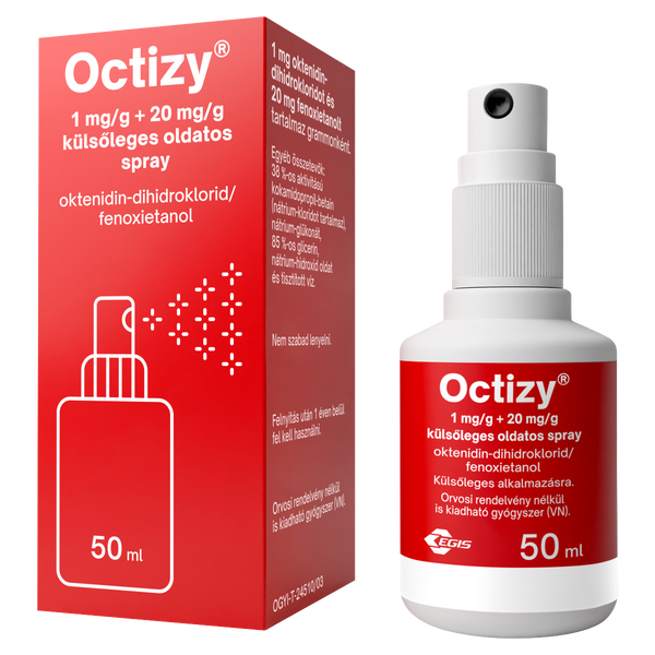 Octizy 1 mg/g + 20 mg/g külsőleges oldatos spray 1x50ml - Kép