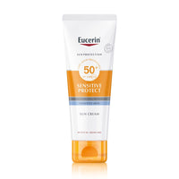 Eucerin Sun Sensitive Protect Napozó krém arcra FF50+ 50ml - Kép