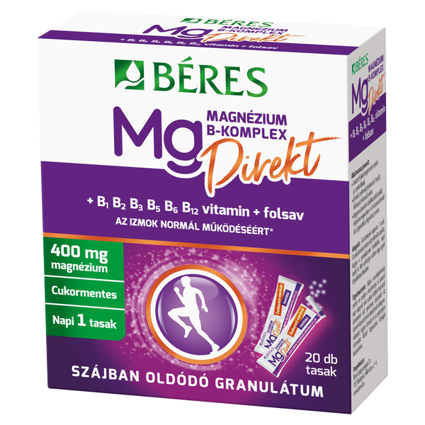Béres Magnézium B-Komplex Direkt granulátum 20 db - Kép 9