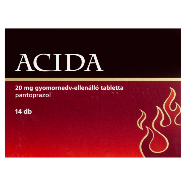 ACIDA 20 mg gyomornedv-ellenálló tabletta 14 db - Kép 3