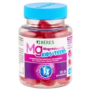 Béres Magnézium B6 gumitabletta Kids/Teens málna 30 db kép