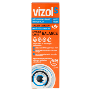 Vizol S Hydro Lipid Balance szemcsepp 10ml kép