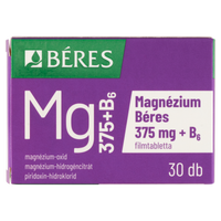 Béres Magnézium 375 mg + B6 filmtabletta 30 db - Kép