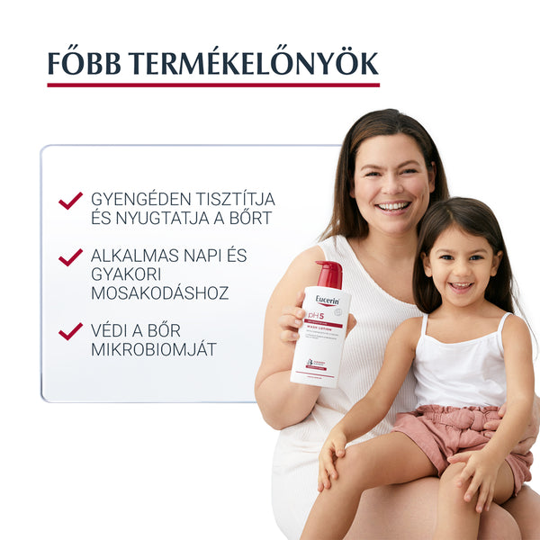 Eucerin pH5 Folyékony mosakodószer pumpás 400ml - Kép 3