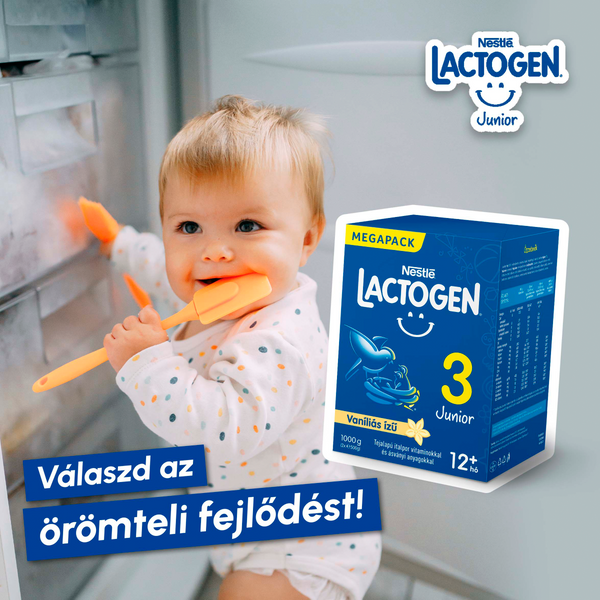 Lactogen Junior 3 tejalapú italpor 12+ vanília 1000g - Kép 7