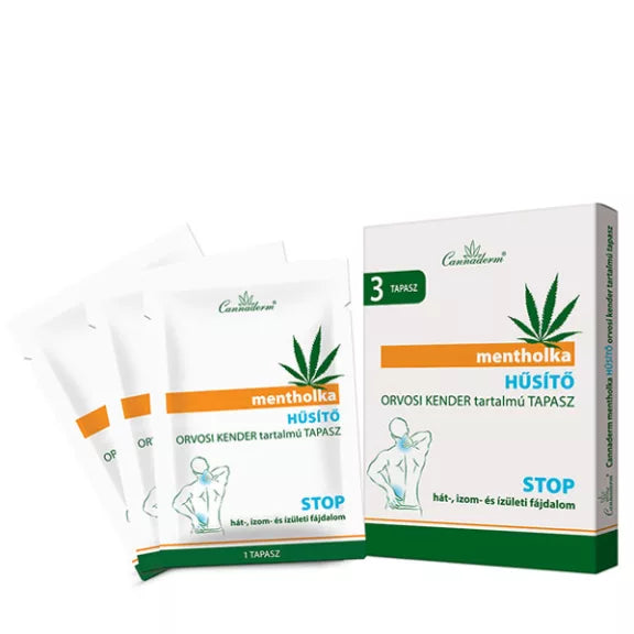 Cannaderm Mentholka tapasz 3 db - Kép 2