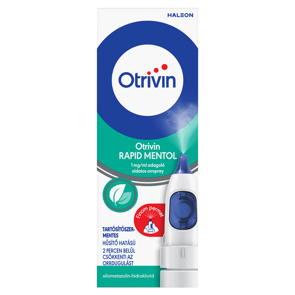 Otrivin Rapid Mentol 1mg/ml adagoló oldatos orrspray 10ml - Kép 8