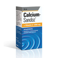 Calcium-Sandoz + Vitamin C 1000mg pezsgőtabletta 10 db - Kép