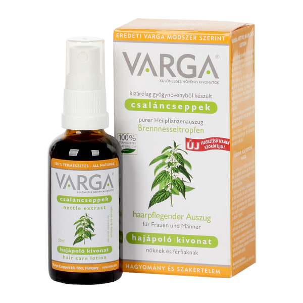 Varga Csalán Cseppek hajápoló kivonat 50ml - Kép