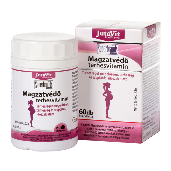 JutaVit Magzatvédő Terhesvitamin filmtabletta 60 db - Kép