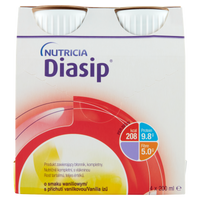 Nutricia Diasip vanília ízű speciális gyógyászati célra szánt élelmiszer 4x200ml - Kép