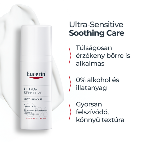 Eucerin UltraSensitive arcápoló normál, vegyes bőrre 50ml - Kép 9