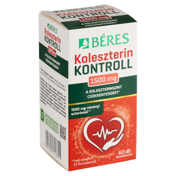 Béres Egészségtár Koleszterin Kontroll filmtabletta 60 db - Kép 1