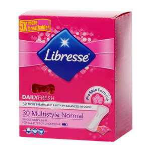 Libresse Multistyle Normal tisztasági betét 30 db kép