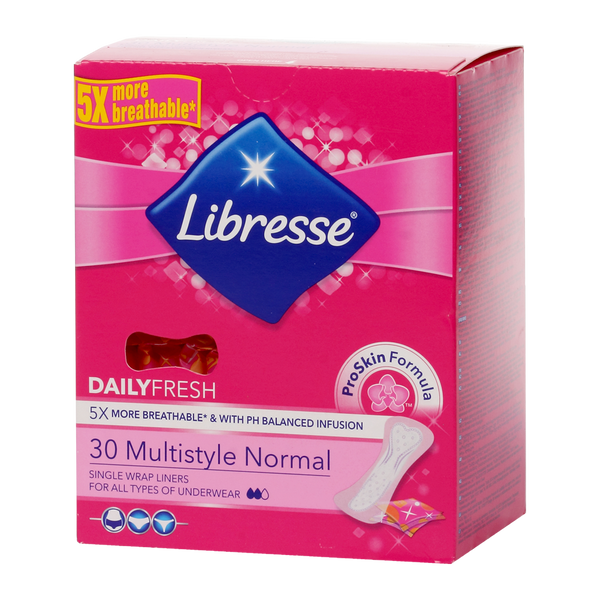 Libresse Multistyle Normal tisztasági betét 30 db - Kép 1