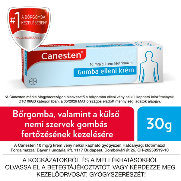 Canesten 10 mg/g krém 30g - Kép 14