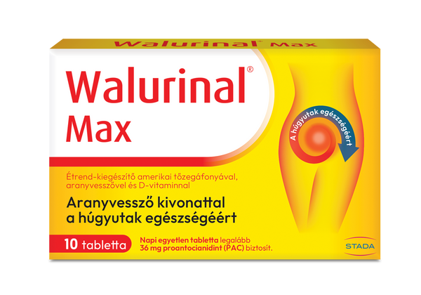 Walurinal Max aranyvesszővel tabletta 10 db - Kép 1