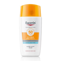 Eucerin Sun Hydro-Protect ultra könnyű napozó fluid arcra SPF50+ 50ml - Kép