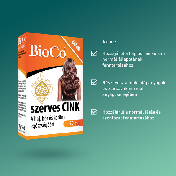 BioCo szerves Cink tabletta 60 db - Kép 6
