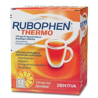 Rubophen Thermo 650 mg/10 mg granulátum belsődleges oldathoz 12 tasak - Kép