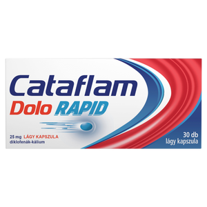 Cataflam Dolo Rapid 25 mg kapszula 30 db kép