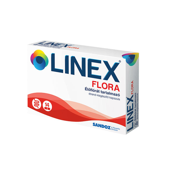 Linex Flora élőflórát tartalmazó étrend-kiegészítő kapszula 14 db - Kép