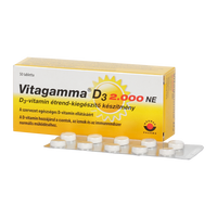 Vitagamma D3 vitamin 2000NE tabletta 50 db - Kép