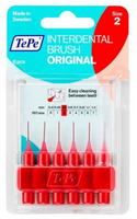 TePe Interdental fogkefe 0,5 mm piros színű 6 db - Kép