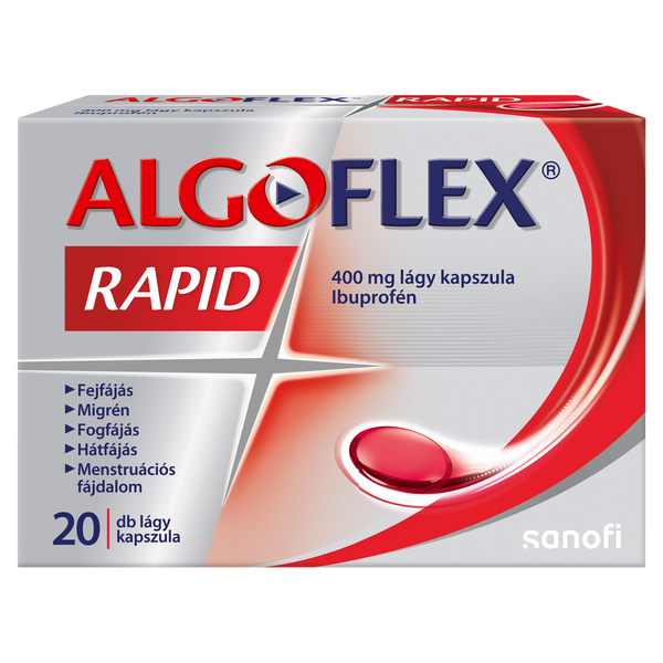 Algoflex Rapid 400 mg kapszula 20 db - Kép 8