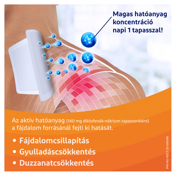 Voltaren 140mg gyógyszeres tapasz 5 db - Kép 2