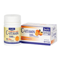 JutaVit C-vitamin 500 mg rágótabletta narancs ízű 60 db+10 db - Kép