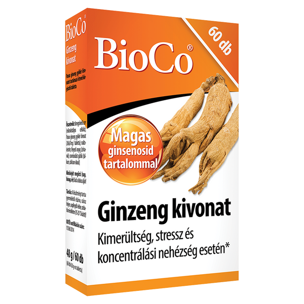 BioCo Ginzeng kivonat tabletta 60 db - Kép 2