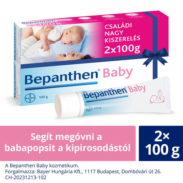 Bepanthen Baby 2x100 g - Kép 5